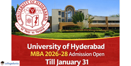University of Hyderabad MBA 2026 Admission Open